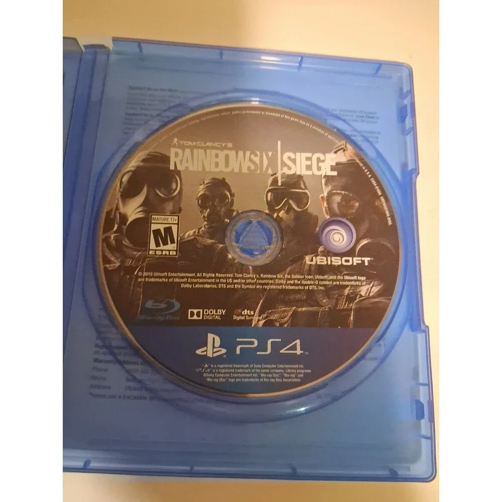 Tom Clancy's Rainbow Six Siege Gold Edition PS4 Complete CIB Tested
